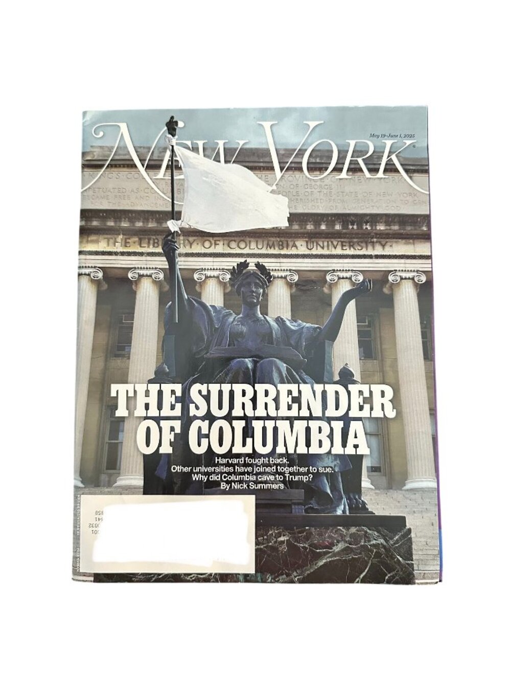 New York Magazine May 19 2025 Surrender of Columbia Why Did They Cave to Trump
